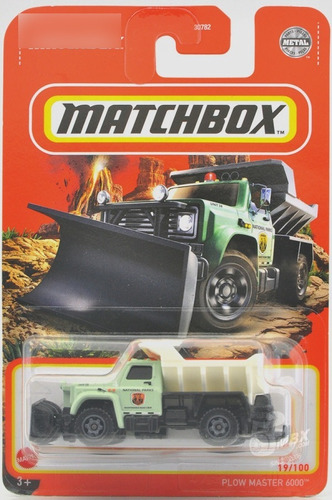 Matchbox # 19/100 - Plow Master 6000 - 1/64 - Hfp67