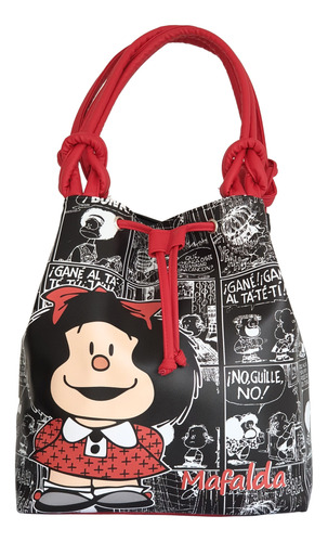 Tula Grande Chococat / Mafalda Bolso Para Dama