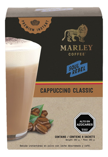 Soul Rebel Cappuccino Classic  Marley Coffee
