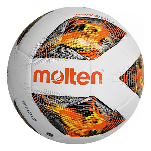 Balón Futbol Molten Forza Híbrido F5A3100-OR No.5 Color Naranja