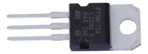 5 Unidades Power Mosfet N P75nf75 80a Pacote De 75v