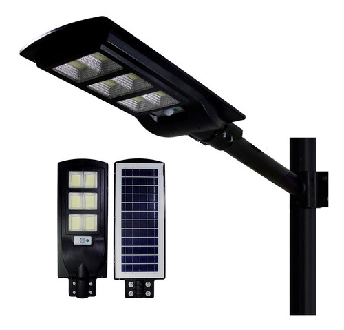 Lampara Led Solar 150w Luminaria Suburbana Alumbrado Publico