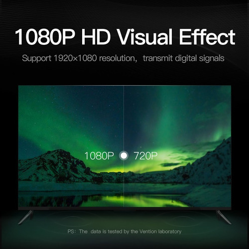 Imagen 6 de 10 de Adaptador Premium Dvi (24+1) Macho A Hdmi Hembra - Vention