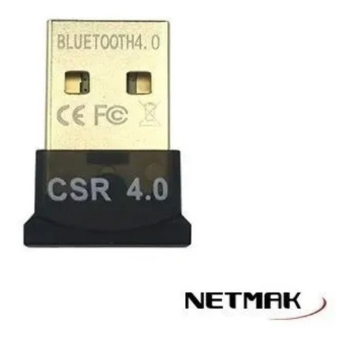 Adaptador Bluetooth Netmak Mini Nm-bt4 Usb 4.0