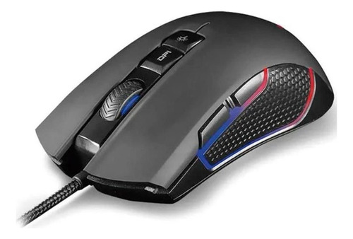 Mouse Gamer Warrior Perseus Mo275 Rgb 4000dpi Multilaser Cor Preto