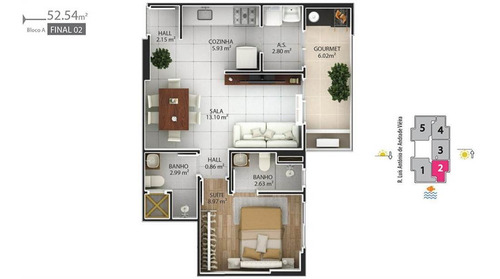 Apartamento - Venda - Boqueirao - Praia Grande - Mgq233