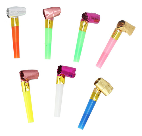 Party Blower, 100 Unidades, Coloridas, Para Cumpleaños