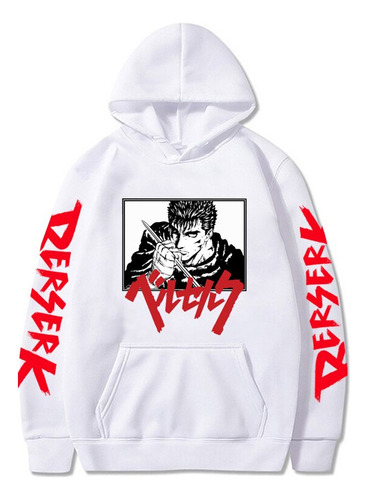Ct Sudaderas Con Capucha Anime Berserk Guts Cómodas Con