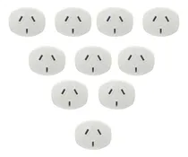 Comprar Pack X10 Ficha Adaptadora 3 Patas A 2 Patas