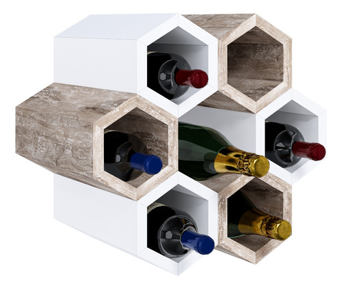 Estante Para Vinos Bodega Vinoteca Porta Copas Decoración 