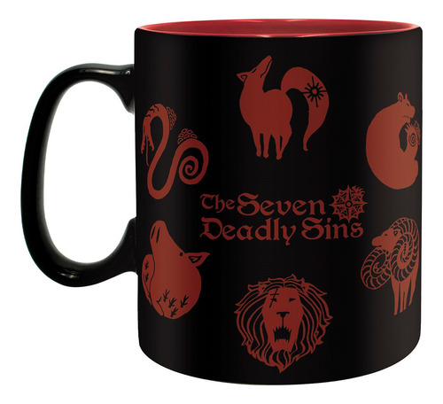 Abystyle: Los Siete Pecados Capitales - Taza Emblemas 460 Ml