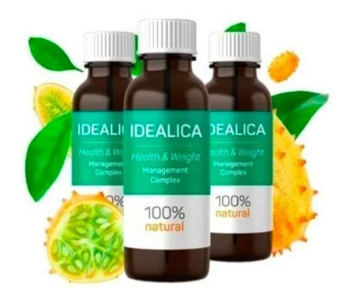 2 Frascos De Idealica Gotas Para Delga - L a $5250