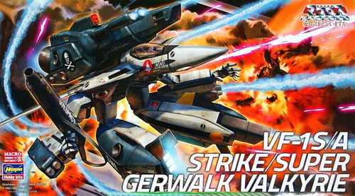 Macross Robotech Vf-1s Gerwalk Roy Fokker Hasegawa 1/72 Kit