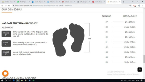 Bota Masculina Em Couro Fork Canastra Com Cadarço 10004-1 | Mercado Livre