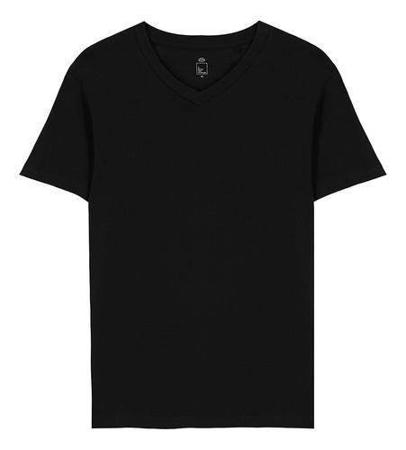 Playera Manga Corta Sólida Cuello V De Hombre C&a (3002871)