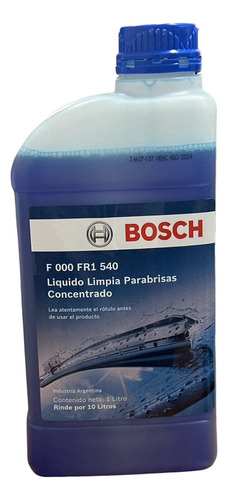 Liquido Limpia Parabrisas X 1l Bosch 