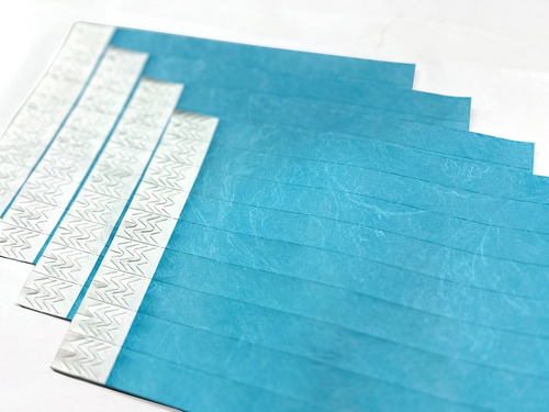 Pulseras Identificación Tyvek Sin Impresión 1.250 Unidades