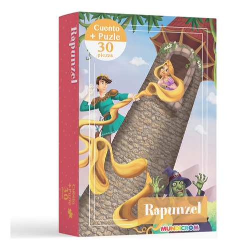 Rapunzel, Cuento + Puzzle 30 Pz Mundicrom