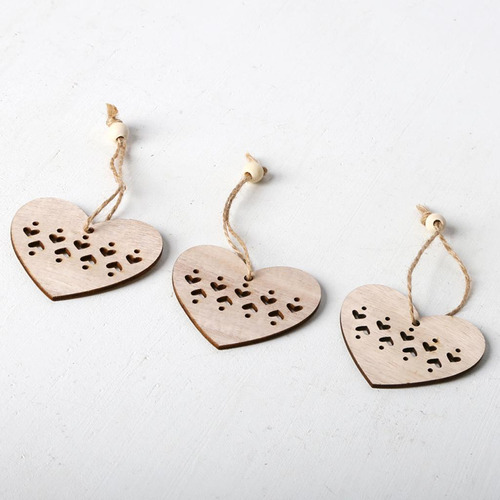 2 Ornamento De La Navidad Diy Craft Material Corazón