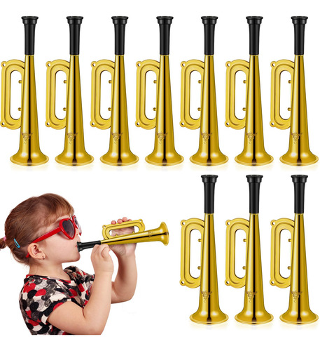 Poen 12 Piezas De Trompeta De Juguete Para Ninos, Mini Tromp