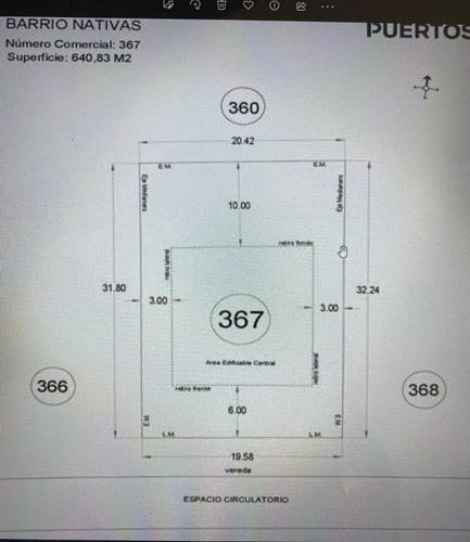 Imagen 9 de 9 de Lote Dueño Directo, Financiado Nativas Puertos Del Lago, 640,83 Mts. Orientacion Norte.