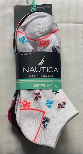 Medias Nautica Dama (6 Pack)