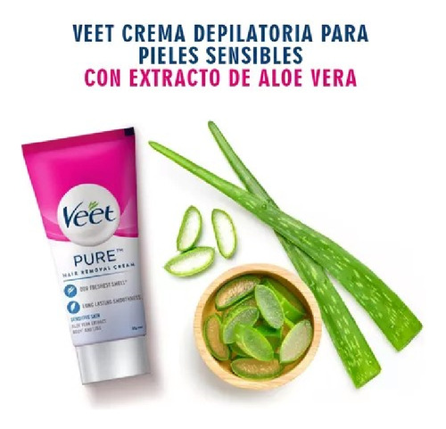 Talco Desodorante + Crema Depilatoria Veet Piel Sensible