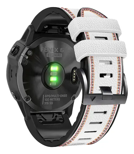 Café, 22 Mm, Adecuado Para El Reloj Jiaming Garmin Fenix 5 6