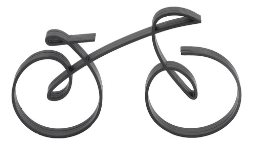 Escultura Minimalista De Metal Para Bicicleta, Estilo Enmarc