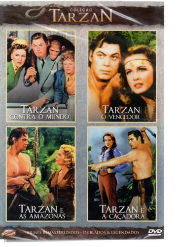 Dvd Coleção Tarzan 3 - Classicline - Bonellihq