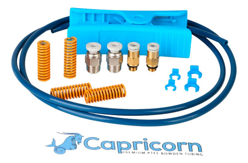 Paquete Capricorn Tubo Teflon Ptfe Y Conectores Impresora 3d