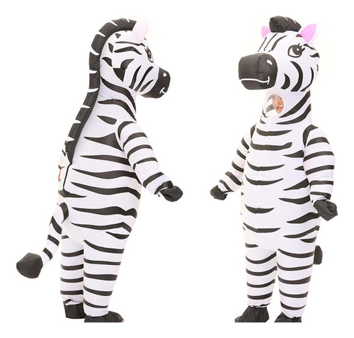 Conjunto De Ropa Inflable Standing Zebras Theme Party Zebra 1