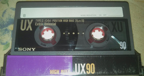 Audio Retro/vintage Cassette Sony Ux90 Cro2 Dioxido Chromo