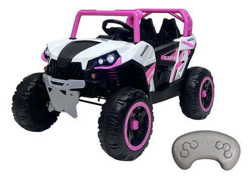 Carro Buggy ,montable Eléctrico Para Niños Rosa (Usado)