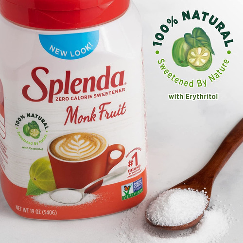 Splenda Naturals Monk Fruit Zero Calorie - Tarro Edulcorante