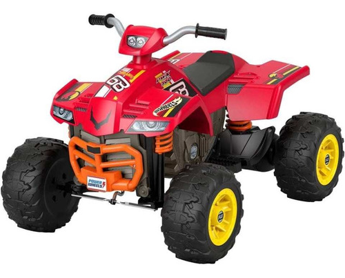 Cuatrimoto Power Wheels Color Rojo