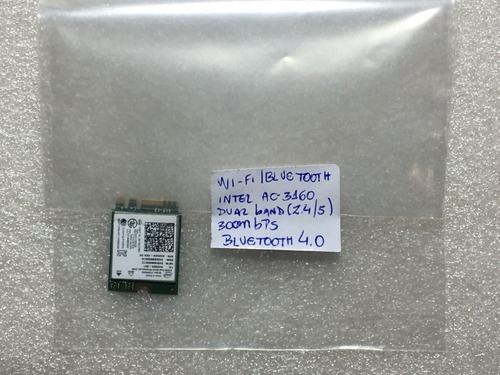 Imagem 3 de 3 de Placa Wifi Wireless Ac Intel Dual Band 3160ngw