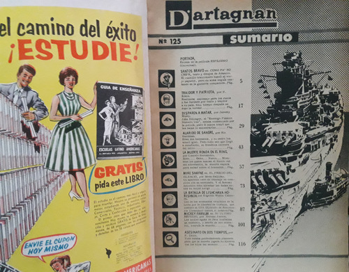 Revista Dartagnan Nro 125 Leer!!! (Usado)