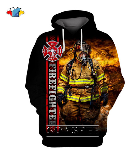 Ropa Deportiva De Manga Larga De Bomberos Bomberos Bomberos