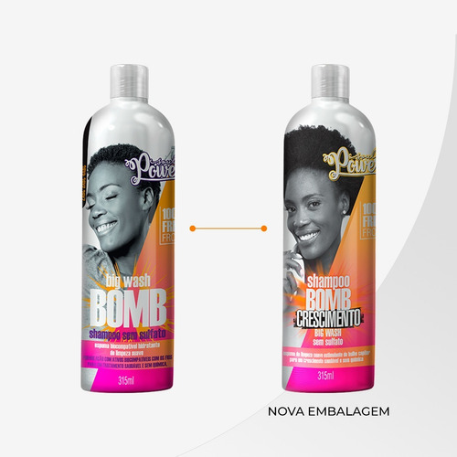 Shampoo Soul Power Big Wash Bomb 315ml Sem Sulfato