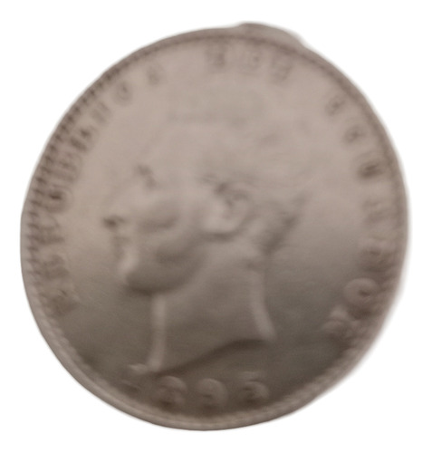 Moneda De Plata 3/10 Sucre Ecuador 1895