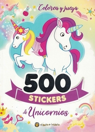 Libro 500 Stickers De Unicornios