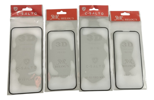 Película 3d C Salto Para Iphone 15 - Kit Com 5 Unidades