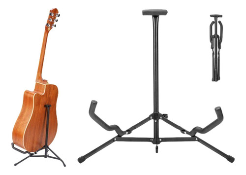 Un Marco De Metal Universal Plegable Soporte De Guitarra