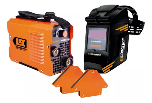 Soldadora Inverter Lüsqtoff Mega Iron 100 +máscara+escuadras