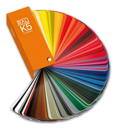 Carta De Colores Ral K5 Con 215 Muestras De Color Brillantes