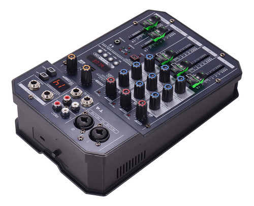 Mesa De Mezclas T4 De 4 Canales, Portátil, Dsp Integrada, 16
