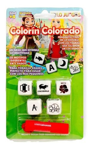 Juego De Dados Colorin Colorado Solo Juegos