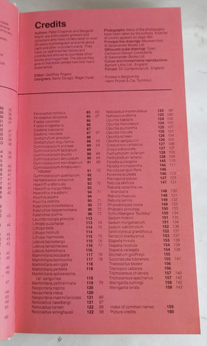 Libro Guía Ilustrada De Los Cactus Y Suculentas, En Ingles (Usado)