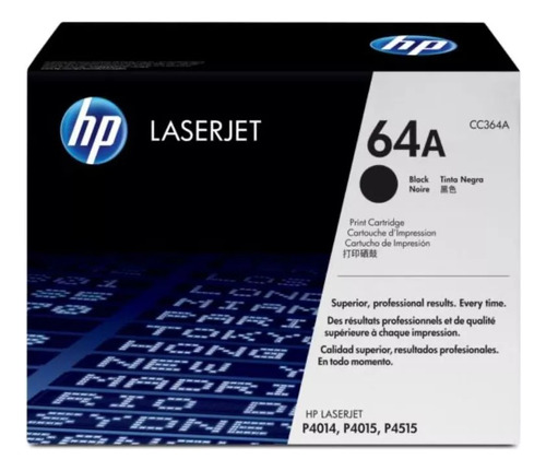 Toner Hp 64a Negro Laserjet Original Open Box Open Bag